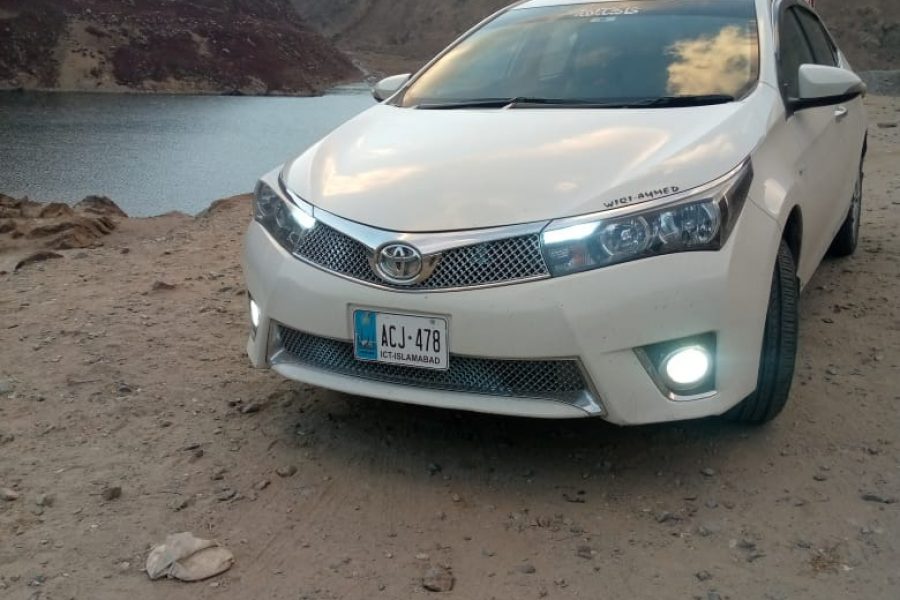 Rent a Toyota Corolla for Your Tour of Hunza Skardu and Swat