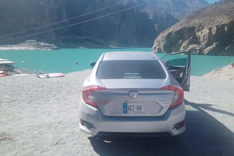 Rent a Car Honda Civic for tour of Hunza Skardu Swat
